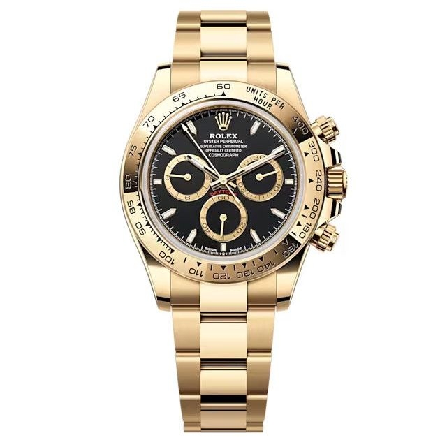 Rolex 126508-0004 : Cosmograph Daytona Yellow Gold / Black / Oyster