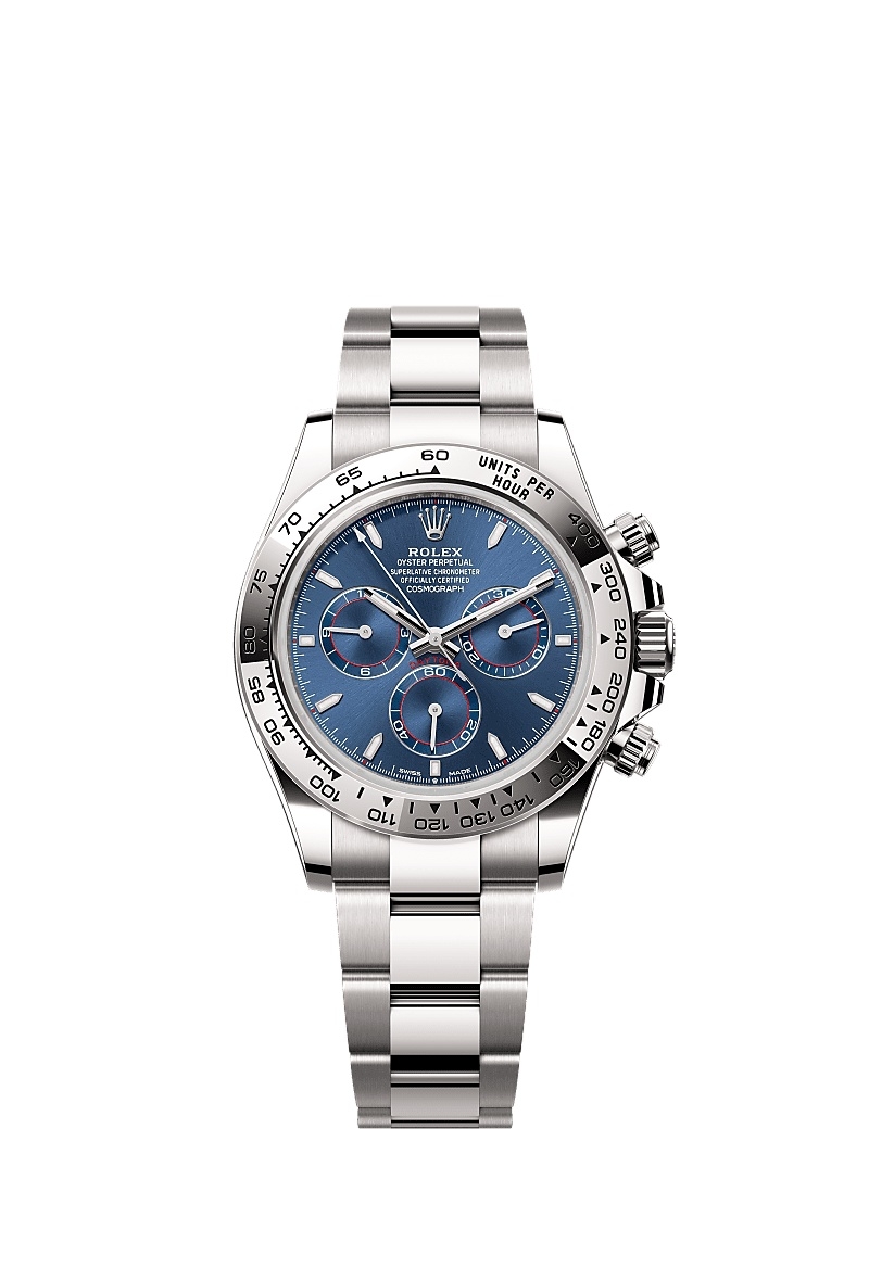 Rolex 126509-0005 : Cosmograph Daytona White Gold / Blue / Oyster