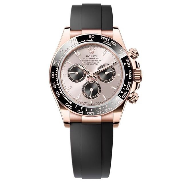 Rolex 126515LN-0006 : Cosmograph Daytona Everose - Cerachrom / Sundust - Black / Oysterflex