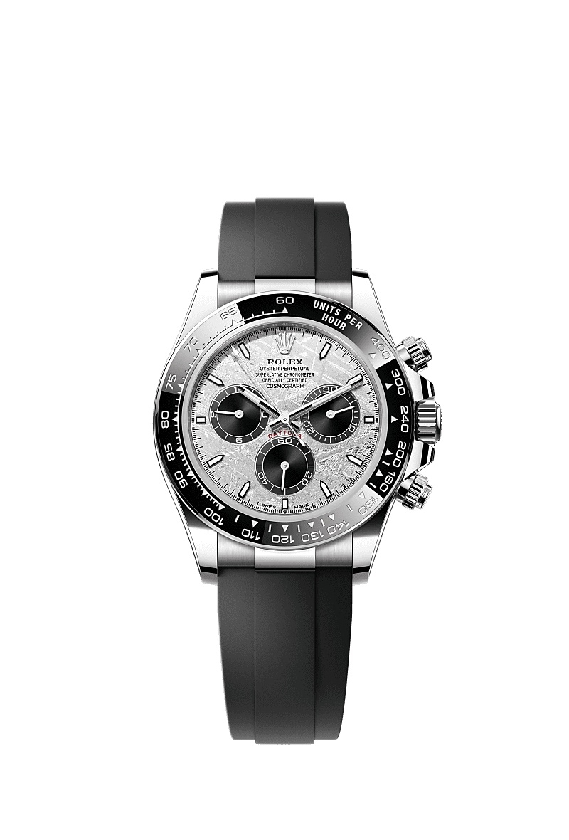 Rolex 126519LN-0007 : Cosmograph Daytona White Gold - Cerachrom / Meteorite / Oysterflex