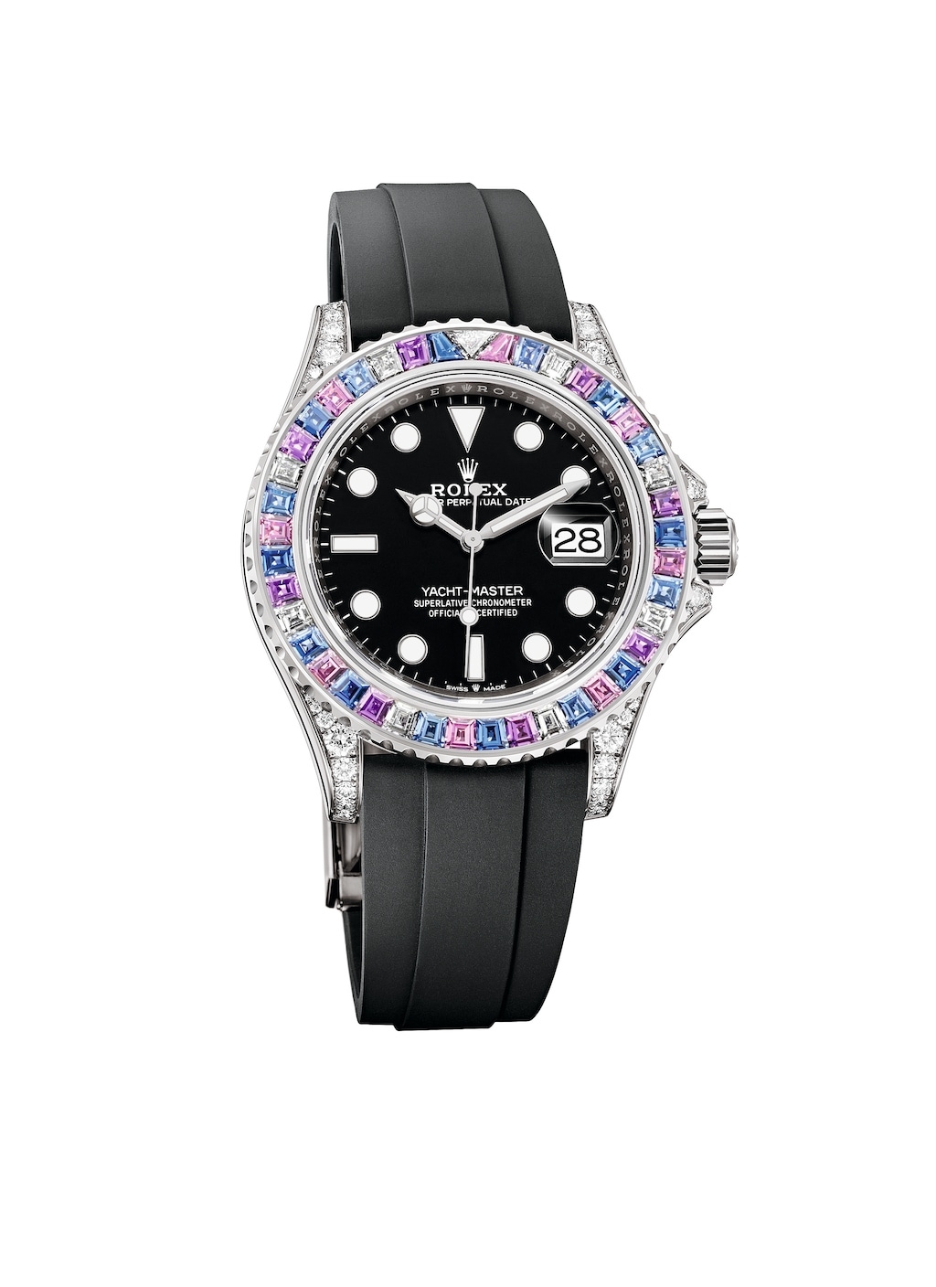 Rolex 126679SABR-0001 : Yacht-Master 40 White Gold - Diamond / Sapphire