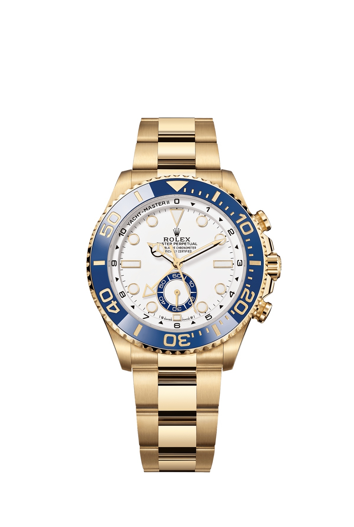 Rolex 126688-0001 : Yacht-Master II Yellow Gold / White