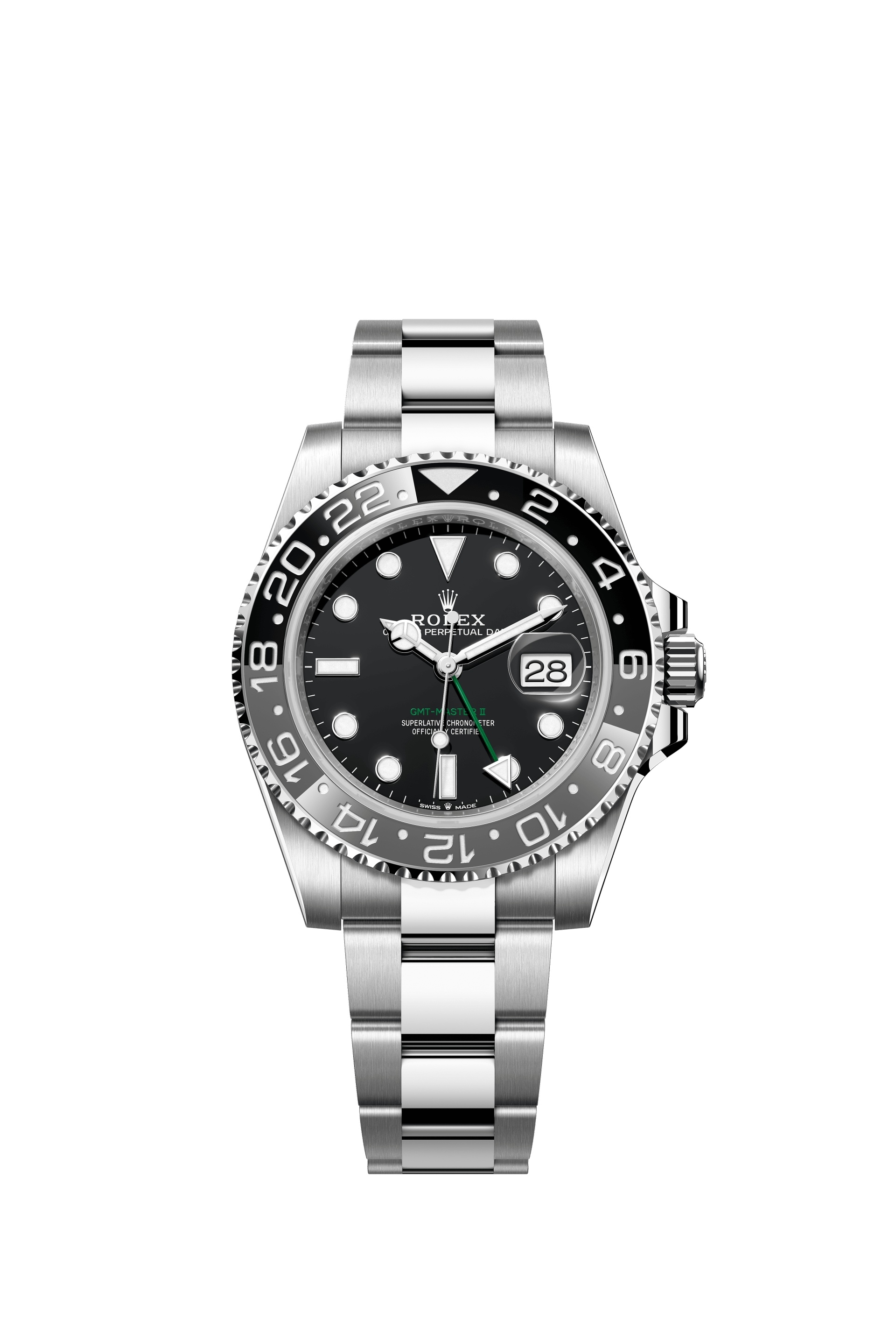 Rolex 126710GRNR-0004 : GMT-Master II Stainless Steel / GRNR / Oyster