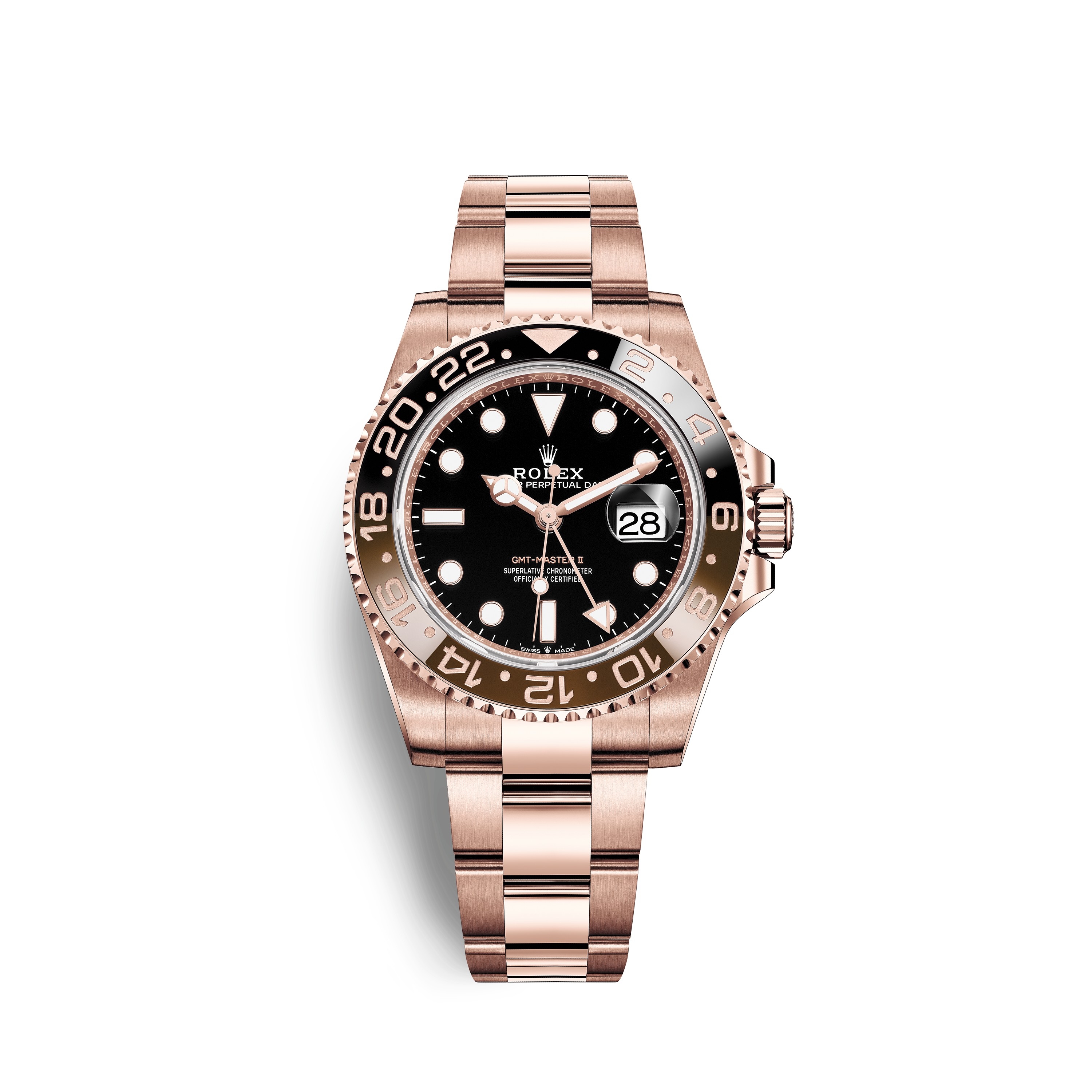 Rolex 126715CHNR-0001 : GMT-Master II  Everose / CHNR / Oyster