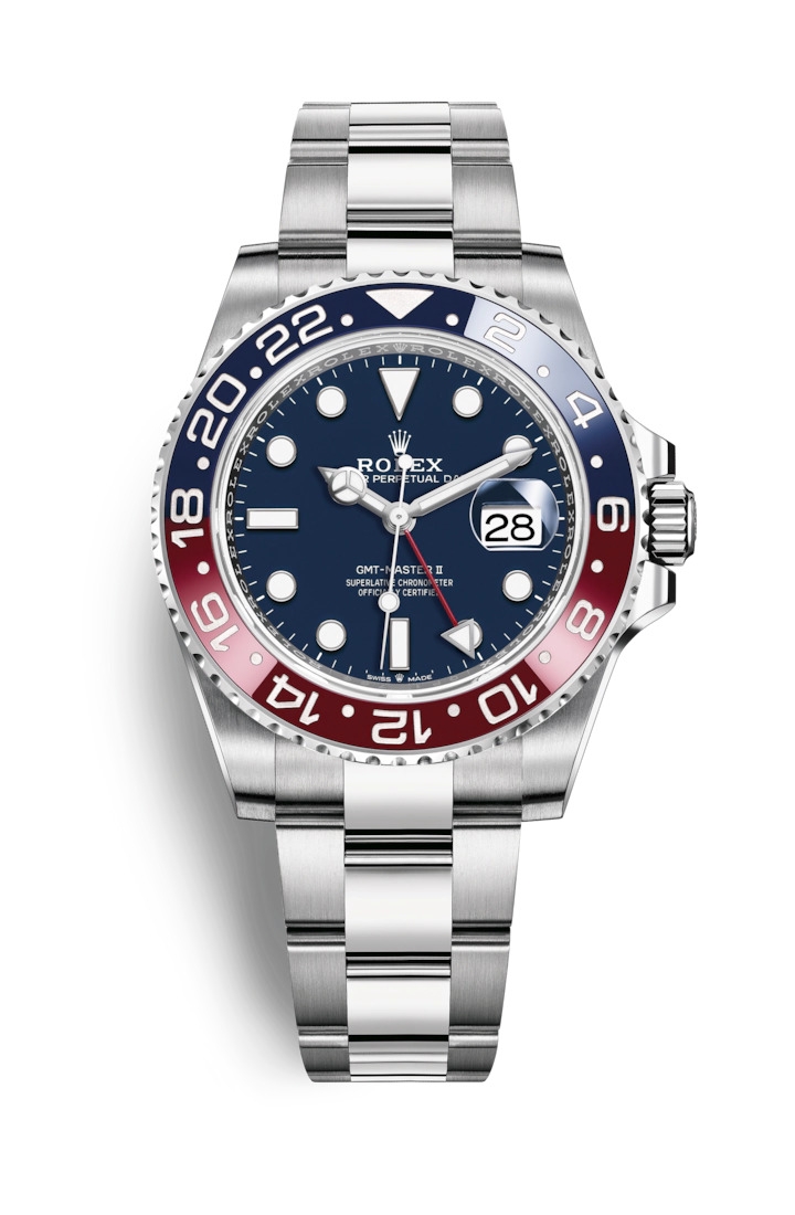 Rolex 126719BLRO-0003 : GMT-Master II White Gold / BLRO / Blue