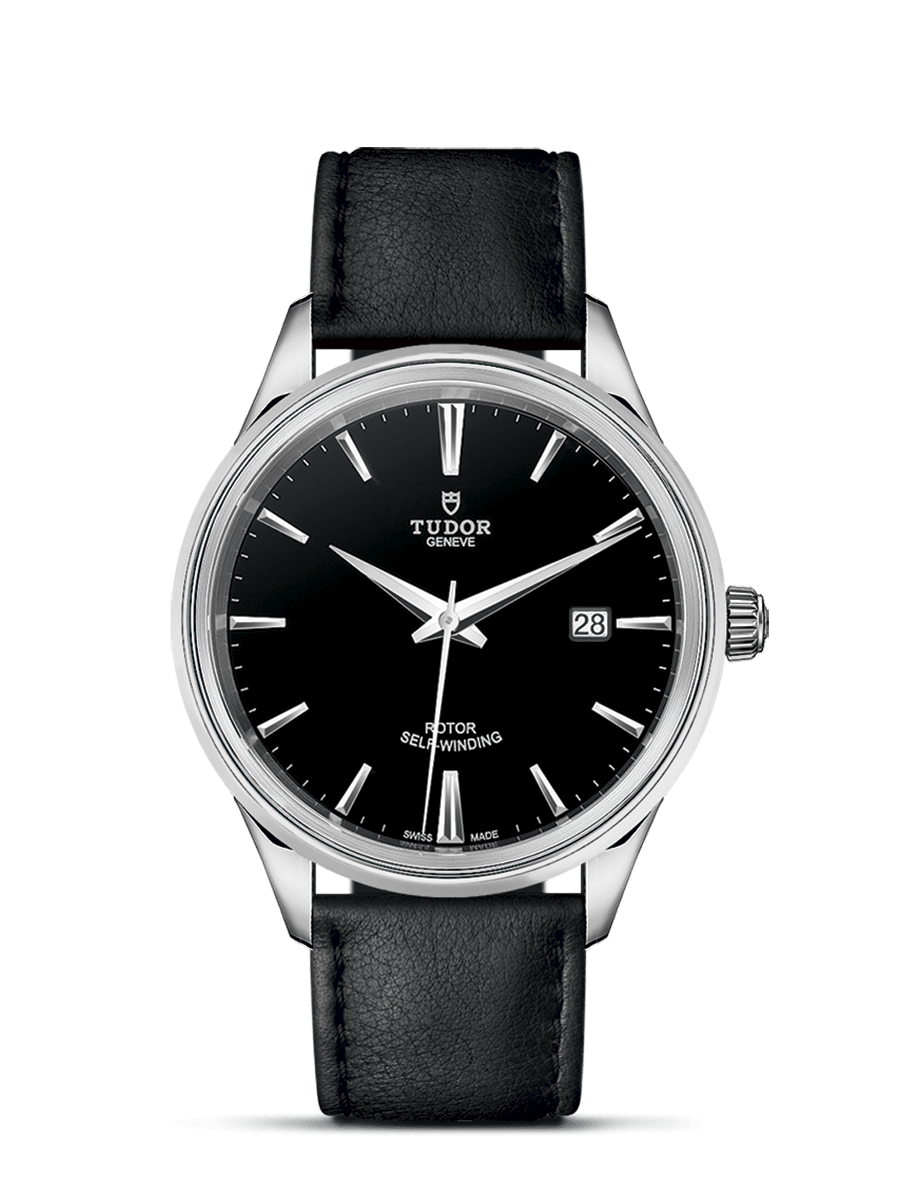 Tudor 12700-0006 : Style 41 Stainless Steel / Black / Strap