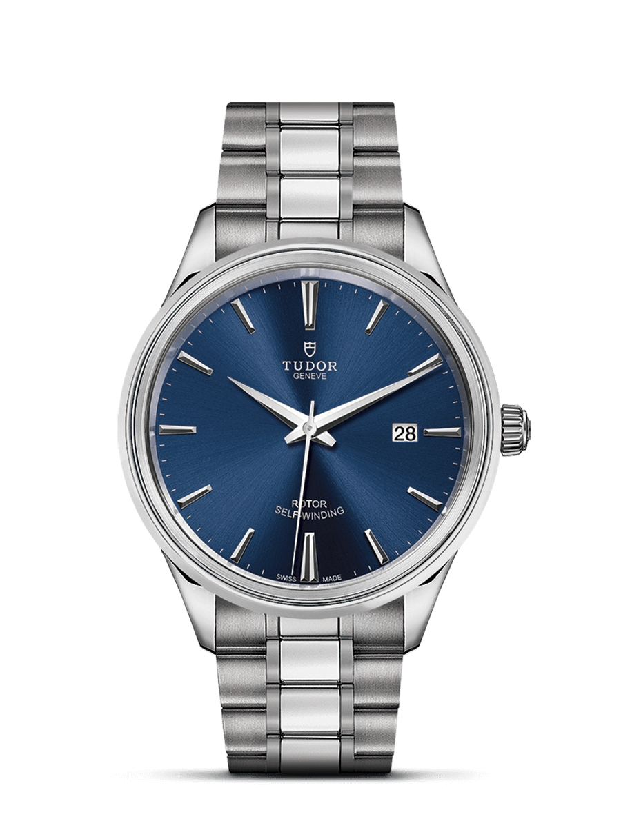 Tudor 12700-0009 : Style 41 Stainless Steel / Blue / Bracelet