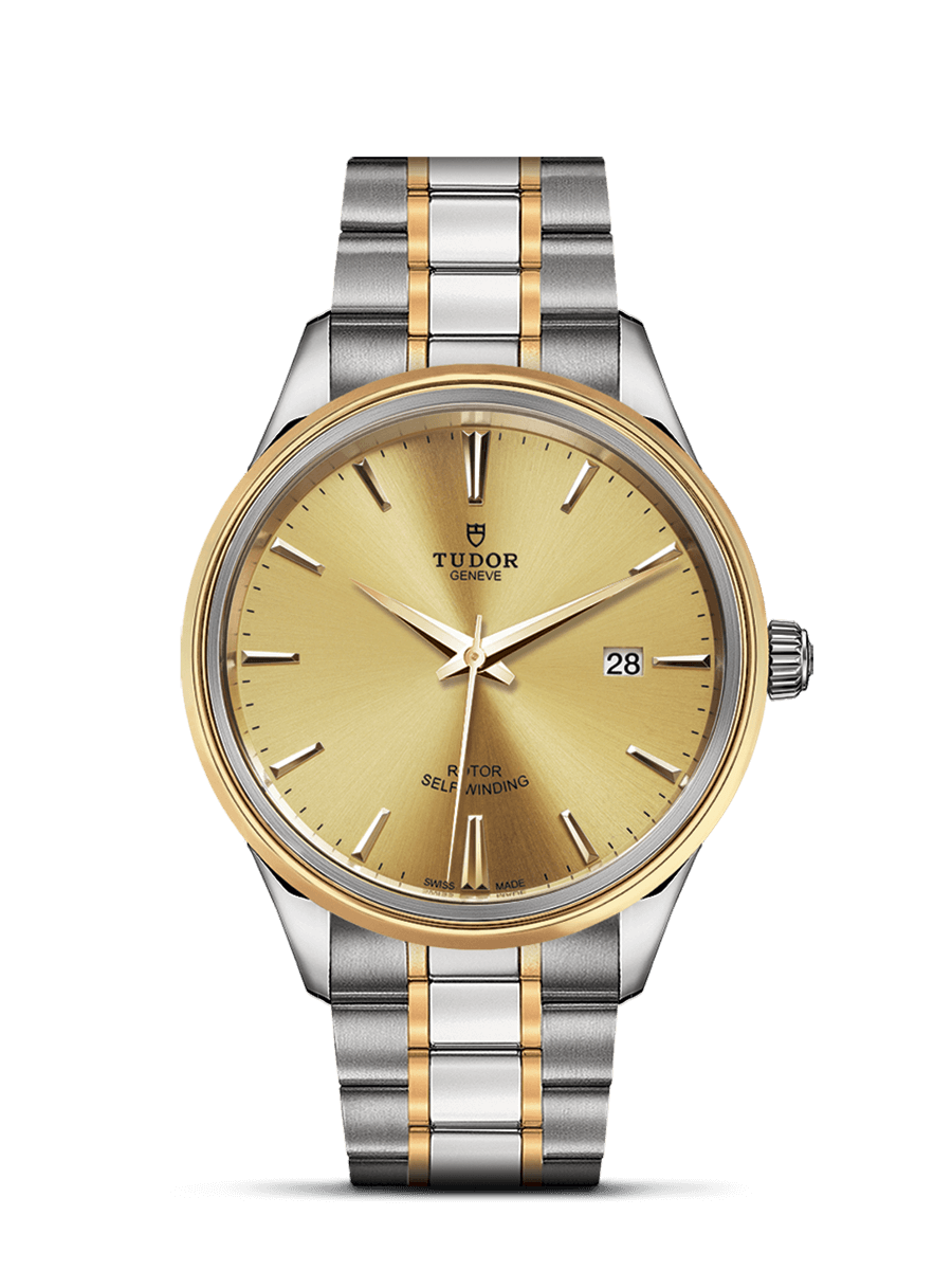 Tudor 12703-0001 : Style 41 Stainless Steel / Yellow Gold / Champagne / Bracelet
