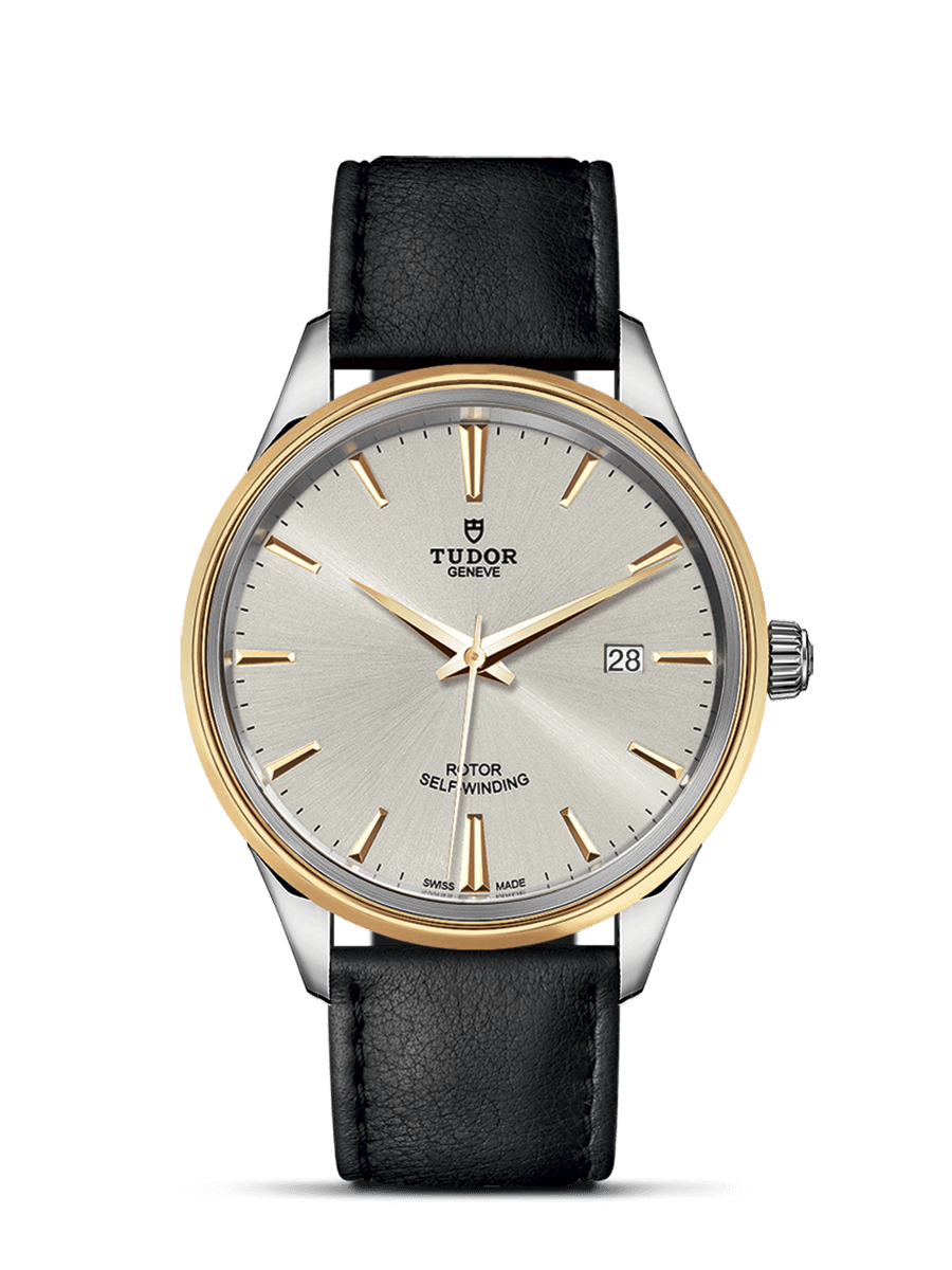 Tudor 12703-0008 : Style 41 Stainless Steel / Yellow Gold / Silver / Strap