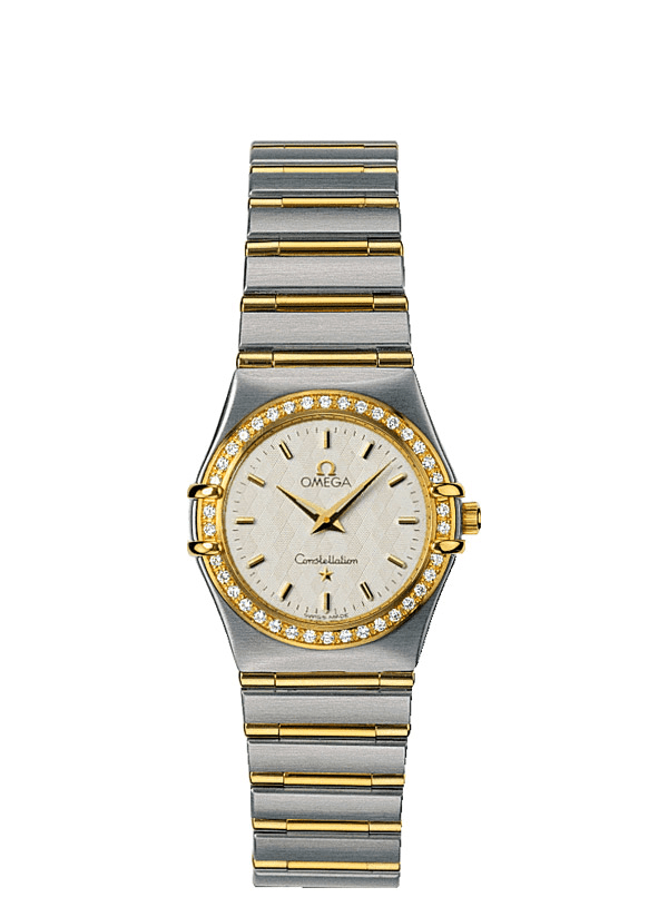 Omega 1277.30.00 : Constellation Quartz 25.5 Stainless Steel / Yellow Gold / Diamond / Silver