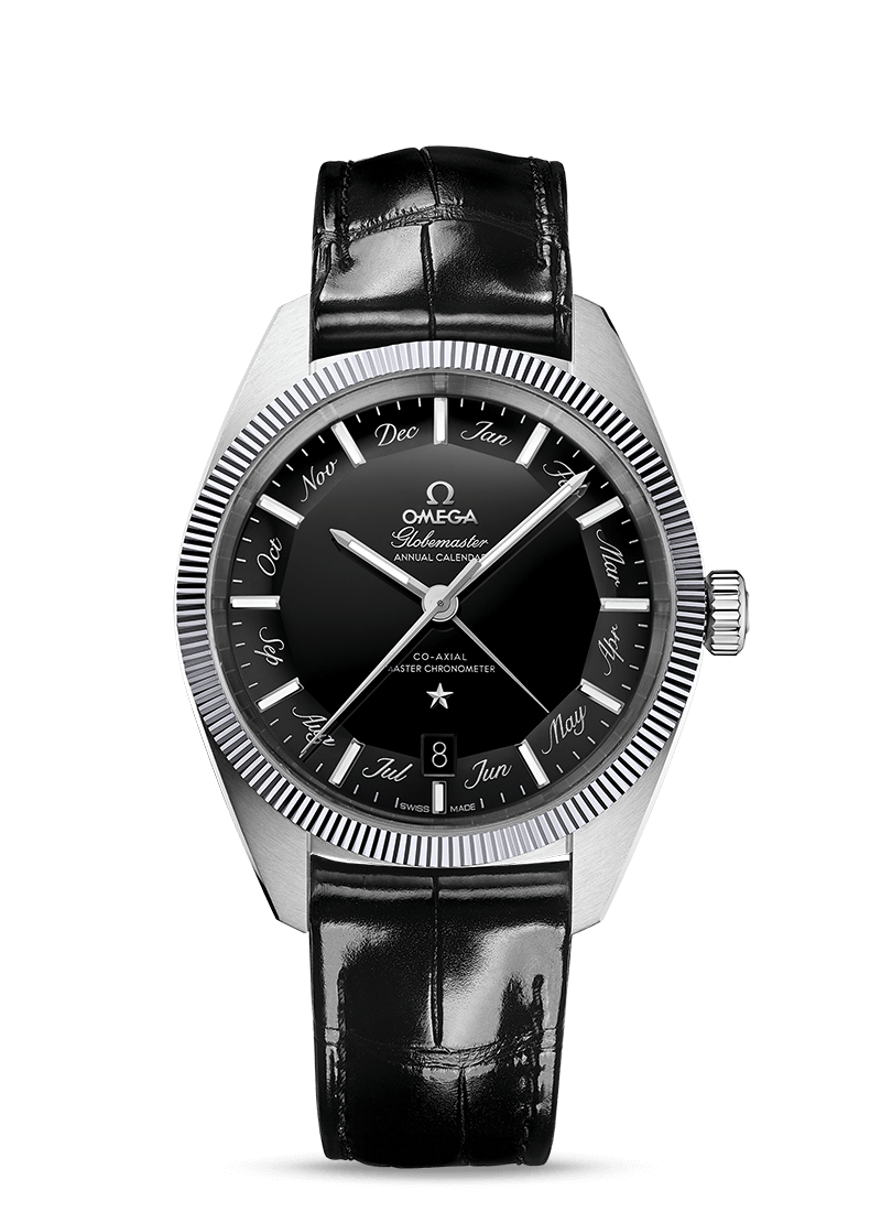 Omega 130.33.41.22.01.001 : Globemaster Annual Calendar Stainless Steel / Black