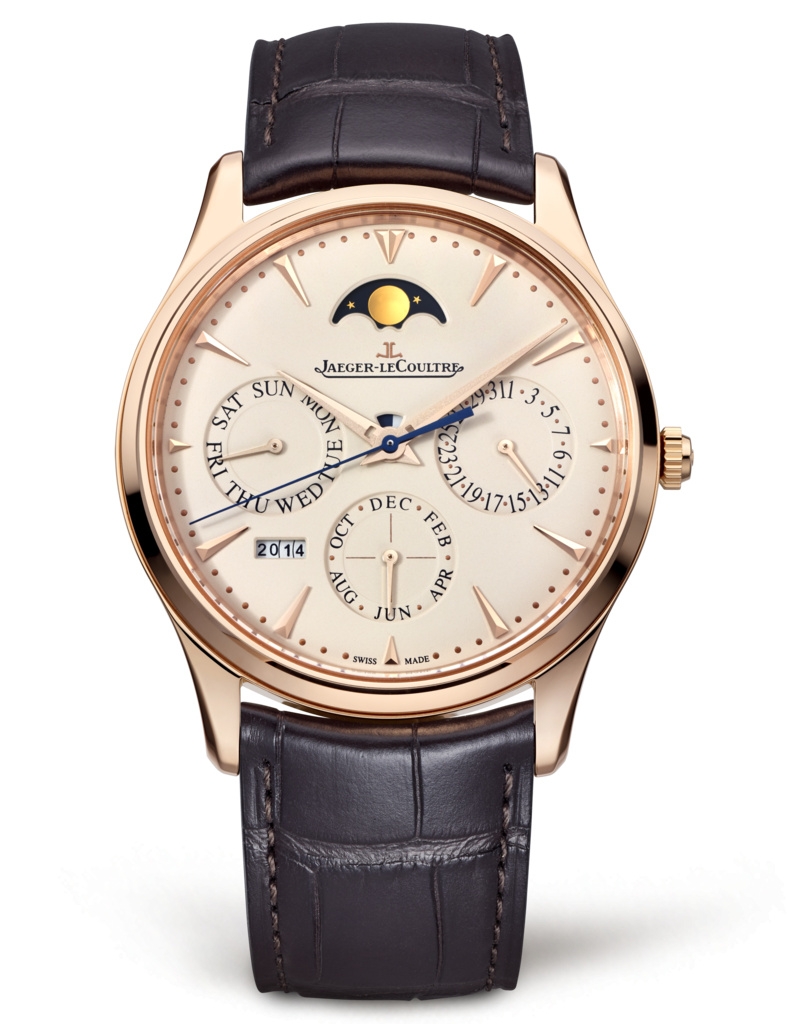 Jaeger-LeCoultre 1302520 : Master Ultra Thin Perpetual Pink Gold / Eggshell / Alligator