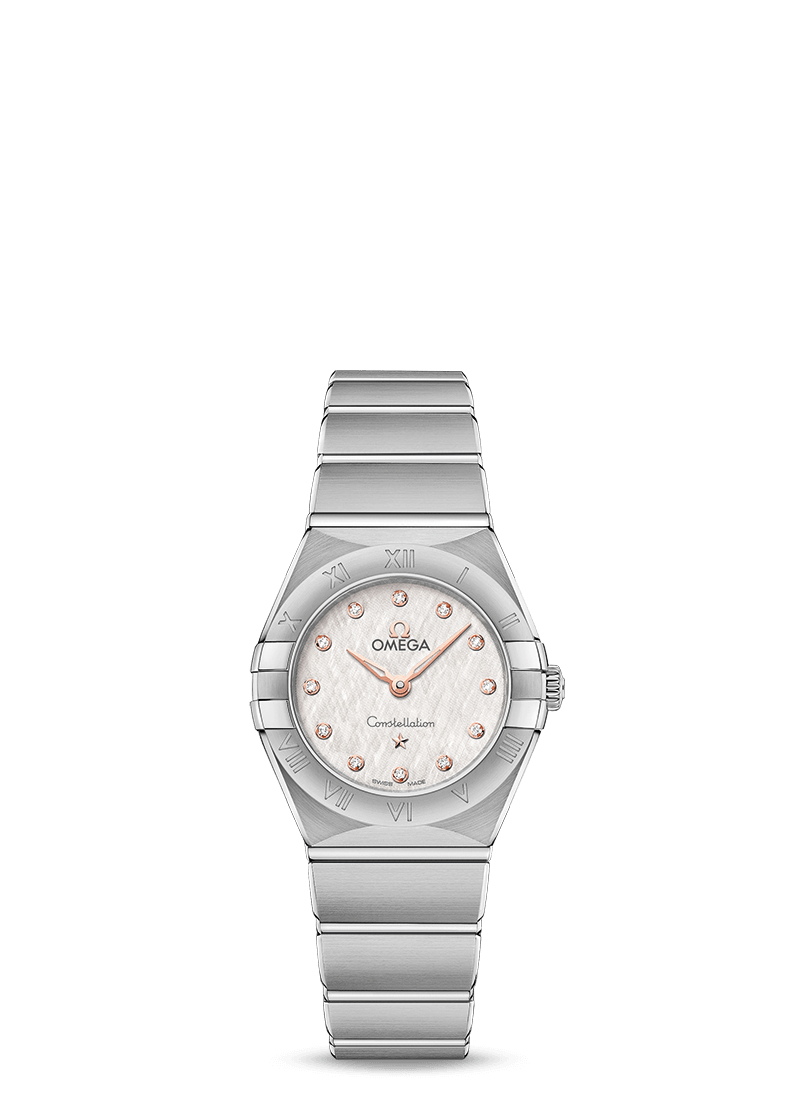 Omega 131.10.25.60.52.001 : Constellation Manhattan 25 Quartz Stainless Steel / Silver Silk