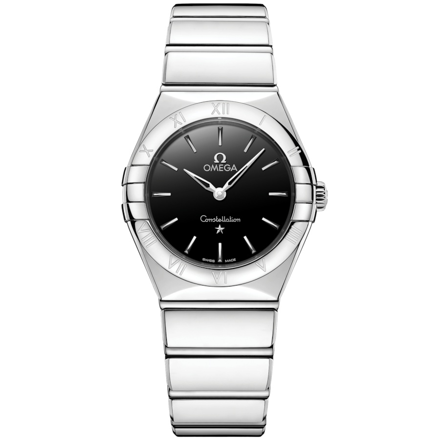 Omega 131.10.28.60.01.001 : Constellation 28 Quartz Stainless Steel / Black