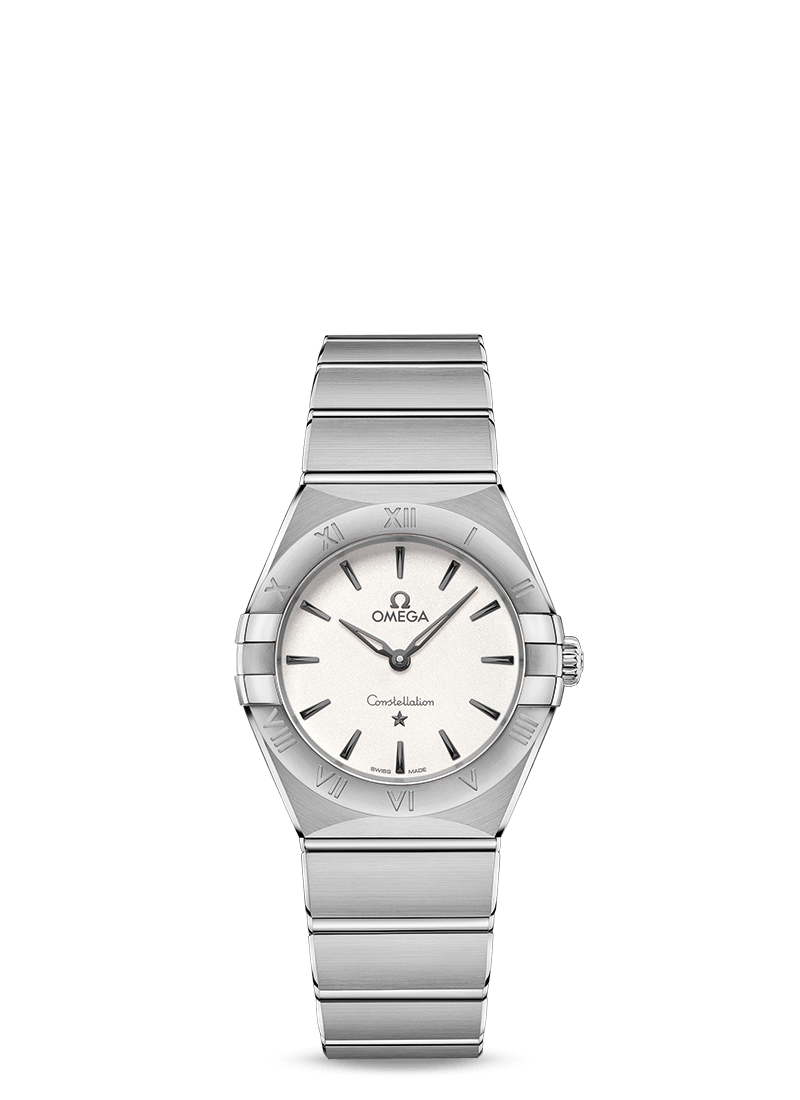 Omega 131.10.28.60.02.001 : Constellation Manhattan 28 Quartz Stainless Steel / Silver