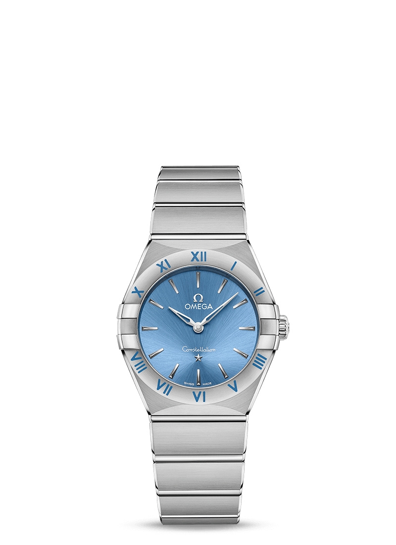 Omega 131.10.28.60.03.001 : Constellation Manhattan 28 Quartz Stainless Steel / Celestial
