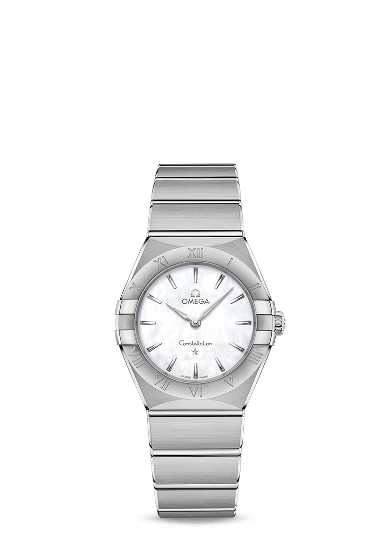 Omega 131.10.28.60.05.001 : Constellation Manhattan 28 Quartz Stainless Steel / MOP