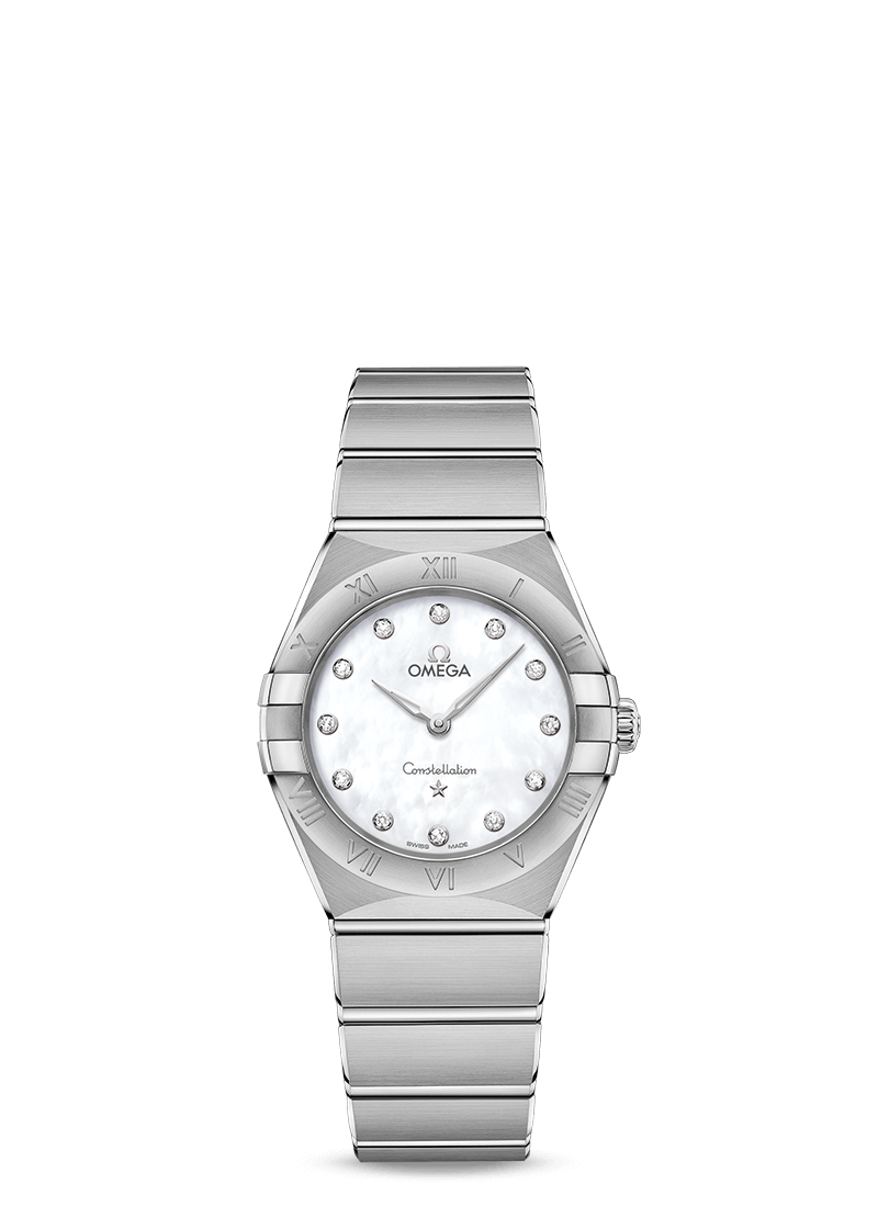 Omega 131.10.28.60.55.001 : Constellation Manhattan 28 Quartz Stainless Steel / MOP