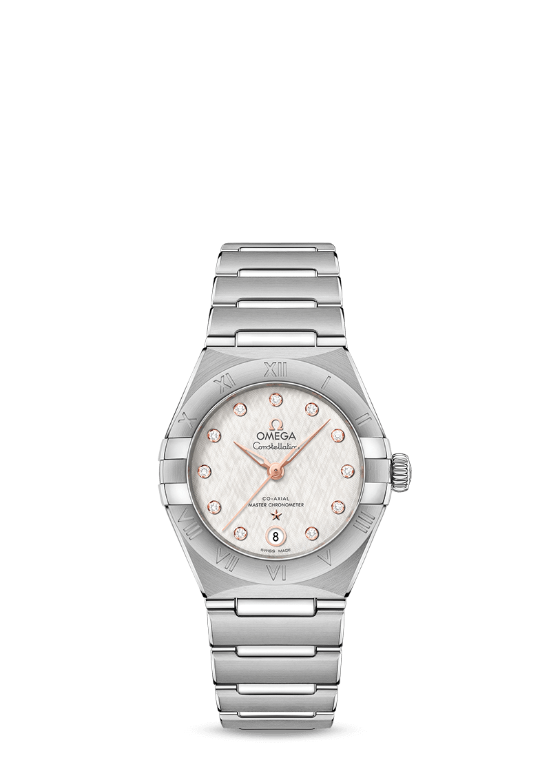 Omega 131.10.29.20.52.001 : Constellation Manhattan 29 Co-Axial Master Chronometer Stainless Steel / Silk Diamond