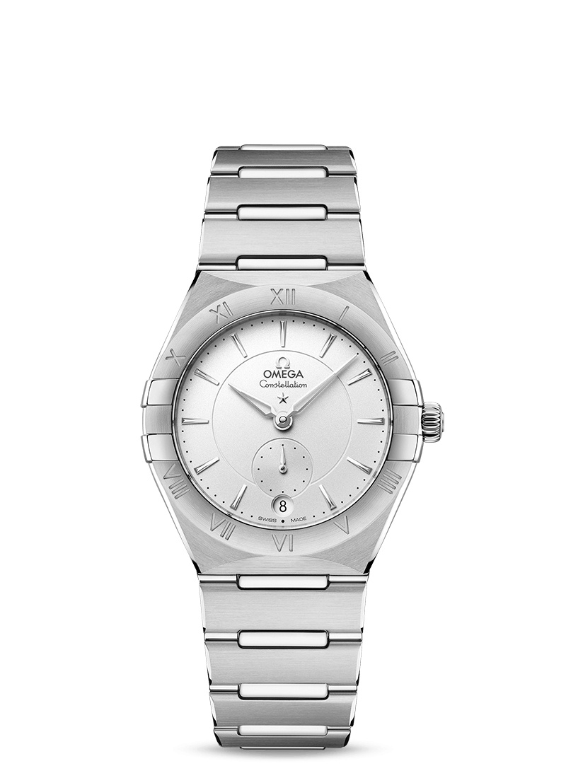 Omega 131.10.34.20.02.001 : Constellation Master Chronometer Small Seconds 34 Stainless Steel / Silver / Bracelet