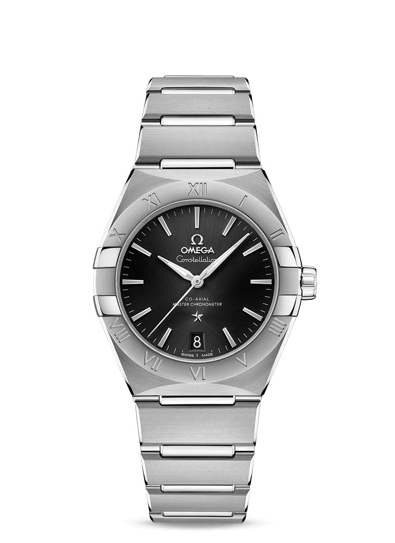 Omega 131.10.36.20.01.001 : Constellation Master Chronometer 36 Stainless Steel / Black / Bracelet