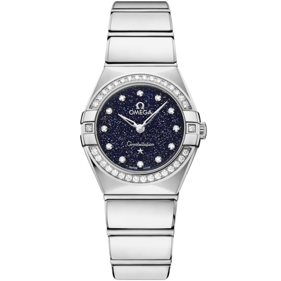 Omega 131.15.25.60.53.002 : Constellation 25 Quartz Stainless Steel - Diamond / Aventurine