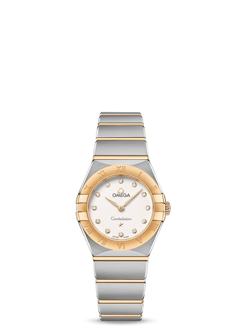 Omega 131.20.25.60.52.002 : Constellation Manhattan 25 Quartz Stainless Steel / Yellow Gold / Silver Diamond