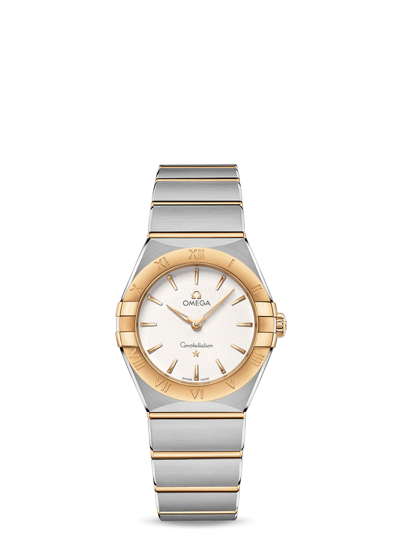 Omega 131.20.28.60.02.002 : Constellation Manhattan 28 Quartz Stainless Steel / Yellow Gold / Silver