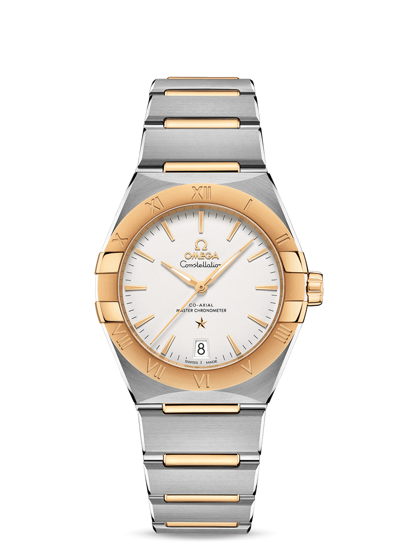 Omega 131.20.36.20.02.002 : Constellation Master Chronometer 36 Stainless Steel / Yellow Gold / Silver / Bracelet