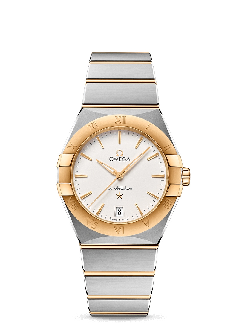 Omega 131.20.36.60.02.002 : Constellation Quartz 36 Stainless Steel / Yellow Gold / Silver / Bracelet