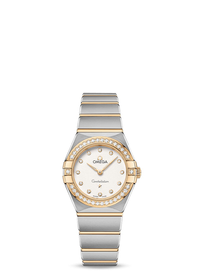 Omega 131.25.25.60.52.002 : Constellation Manhattan 25 Quartz Stainless Steel / Yellow Gold / Silver Diamond / Diamond