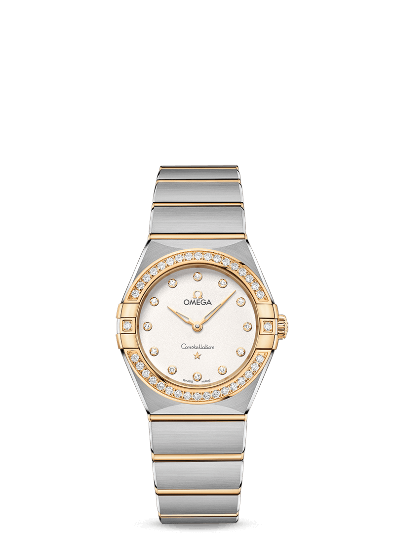 Omega 131.25.28.60.52.002 : Constellation Manhattan 28 Quartz Stainless Steel / Yellow Gold / Silver Diamond / Diamond