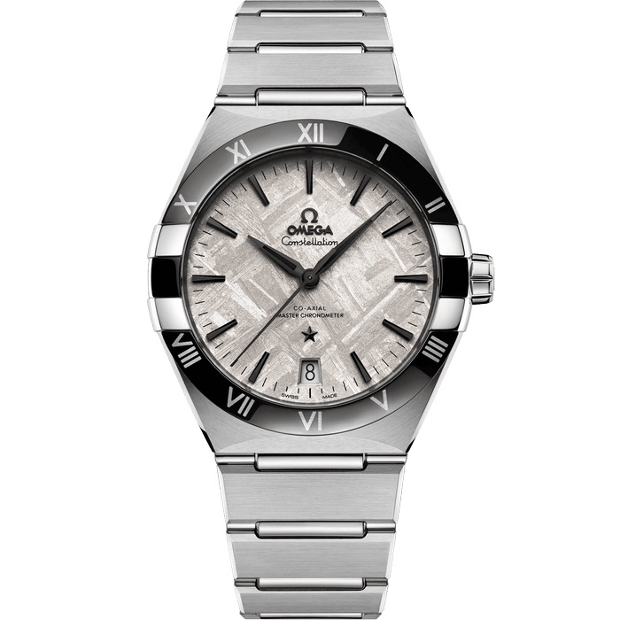 Omega 131.30.41.21.99.001 : Constellation Master Chronometer 41 Stainless Steel - Ceramic /  Silver Meteorite