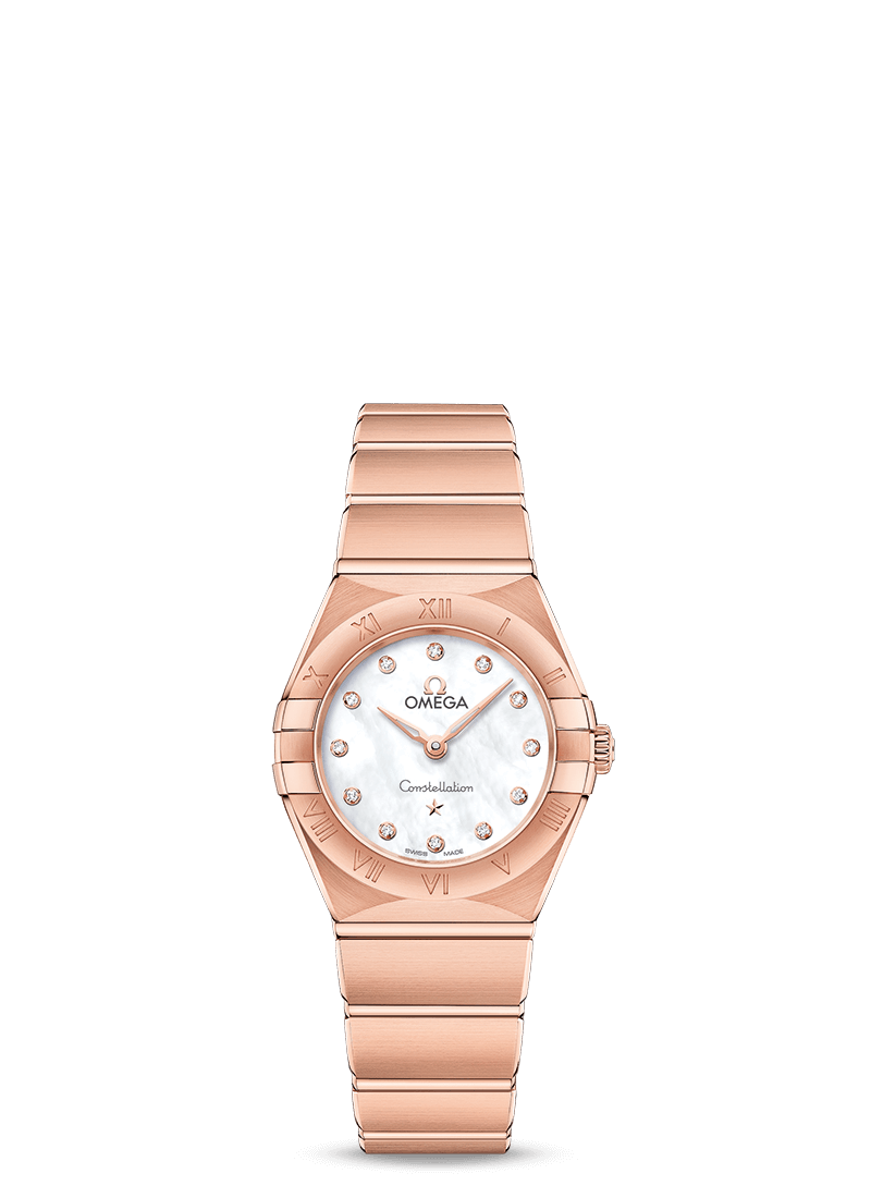 Omega 131.50.25.60.55.001 : Constellation Manhattan 25 Quartz Sedna Gold / MOP