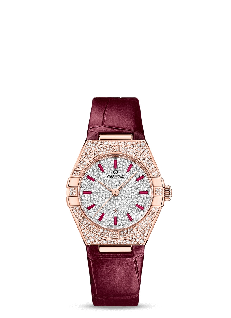 Omega 131.58.29.20.99.001 : Constellation Manhattan 29 Co-Axial Master Chronometer Sedna Gold / Snow