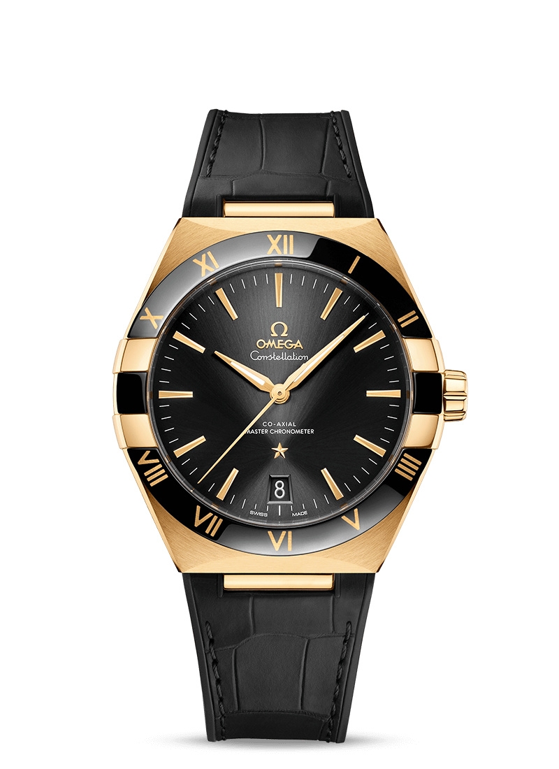 Omega 131.63.41.21.01.001 : Constellation Master Chronometer 41 Yellow Gold / Ceramic / Black