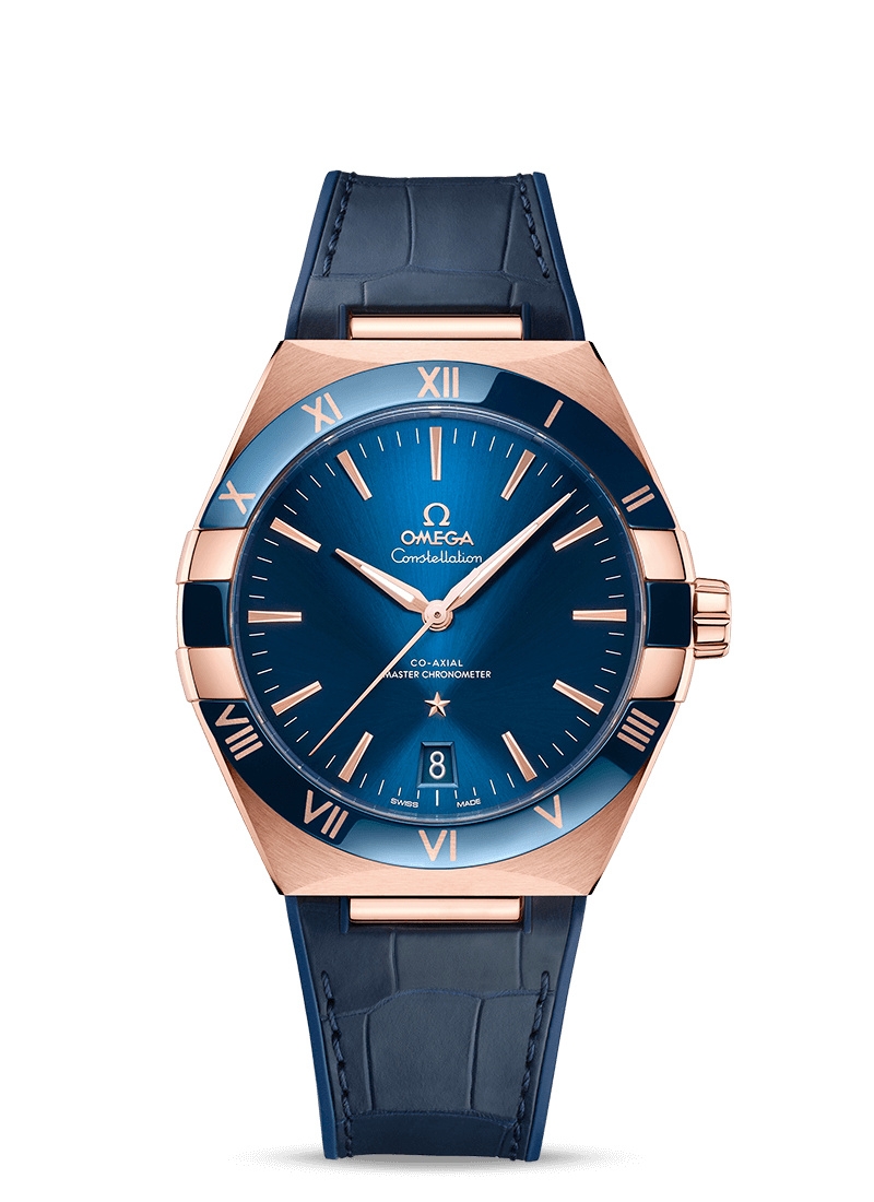 Omega 131.63.41.21.03.001 : Constellation Master Chronometer 41 Sedna Gold / Ceramic / Blue