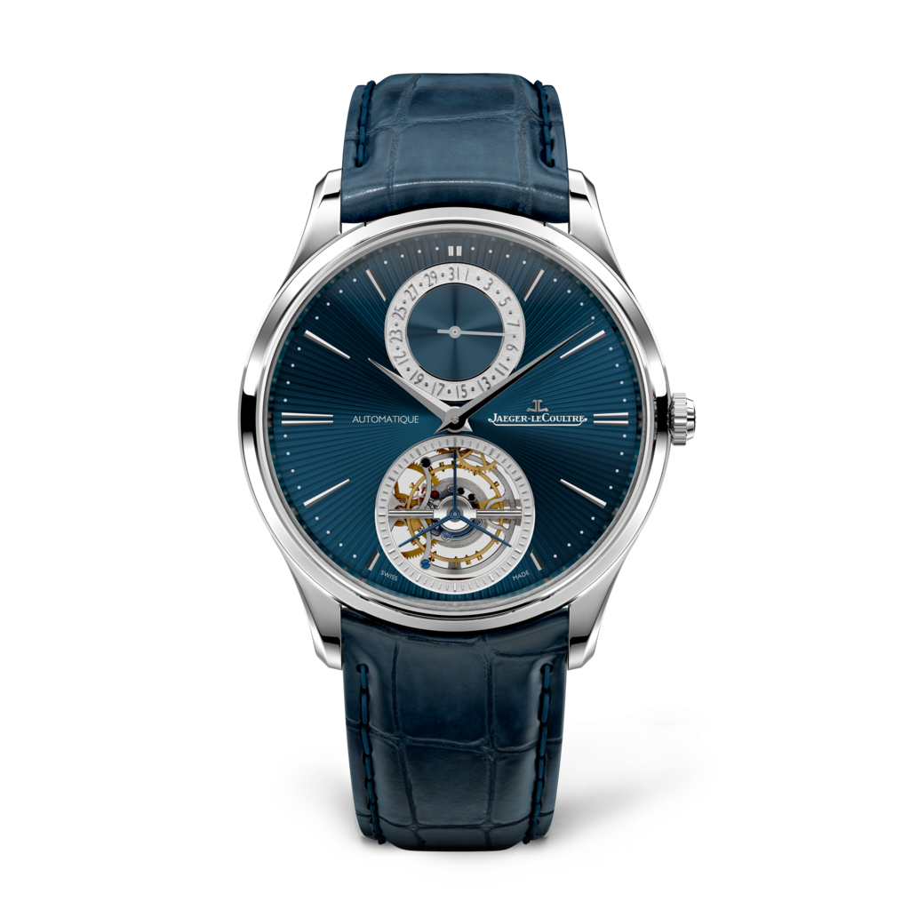 Jaeger-LeCoultre 13234E1 : Master Ultra Thin Tourbillon White Gold / Blue Enamel
