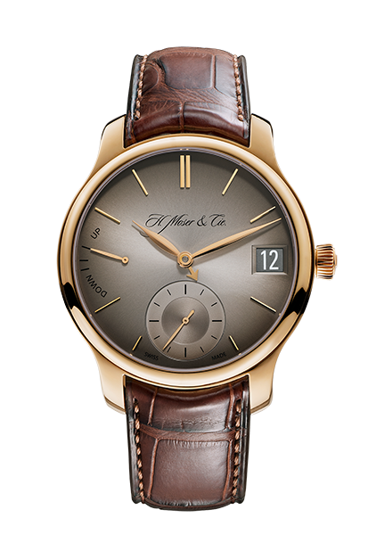 H. Moser & Cie 1341-0107 : Endeavour Perpetual Calendar, Rose Gold, Fumé Dial
