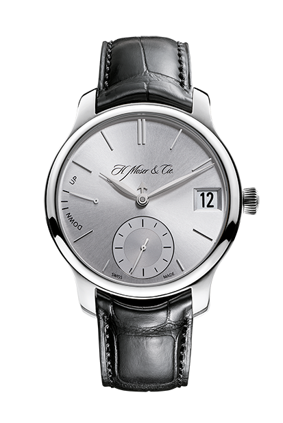 H. Moser & Cie 1341-0204 : Endeavour Perpetual Calendar, White Gold, Argenté Dial