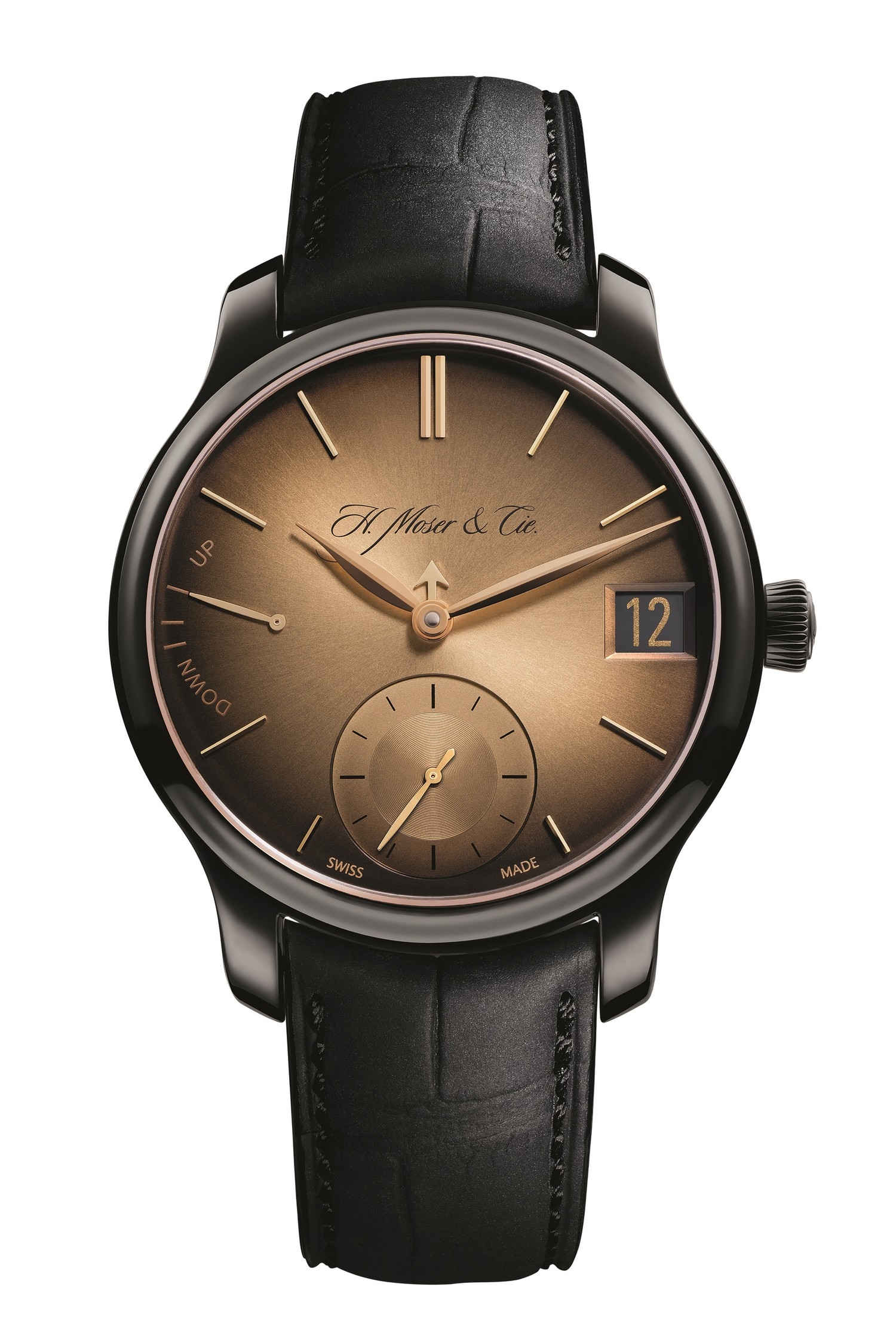 H. Moser & Cie 1341-0501 : Endeavour Perpetual Calendar Black Golden Edition