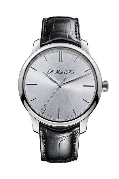 H. Moser & Cie 1343-0204 : Endeavour Centre Seconds, White Gold, Argenté Dial