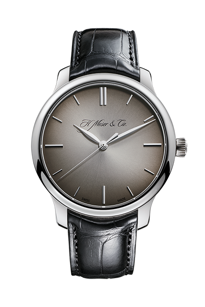 H. Moser & Cie 1343-0205 : Endeavour Centre Seconds, White Gold, Fumé Dial