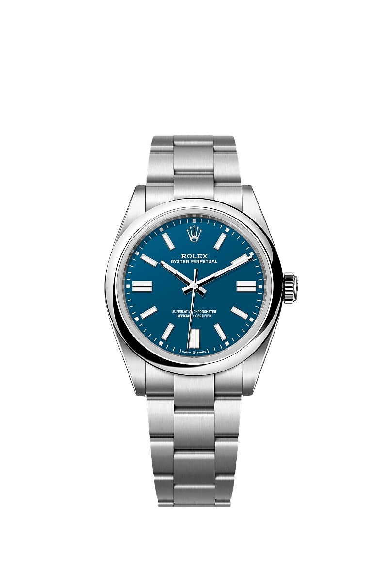 Rolex 134300-0009 : Oyster Perpetual 41 Stainless Steel / Blue