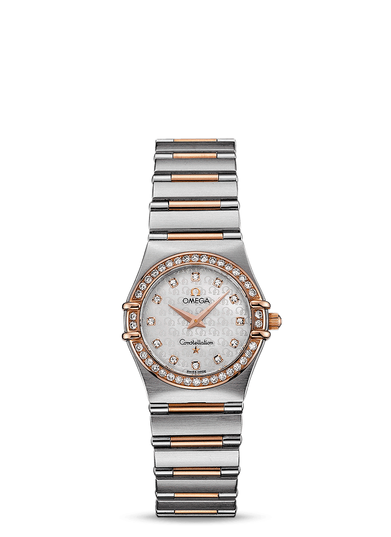 Omega 1358.75.00 : Constellation Quartz 25.5 '95 Stainless Steel / Red Gold / Diamond / MOP
