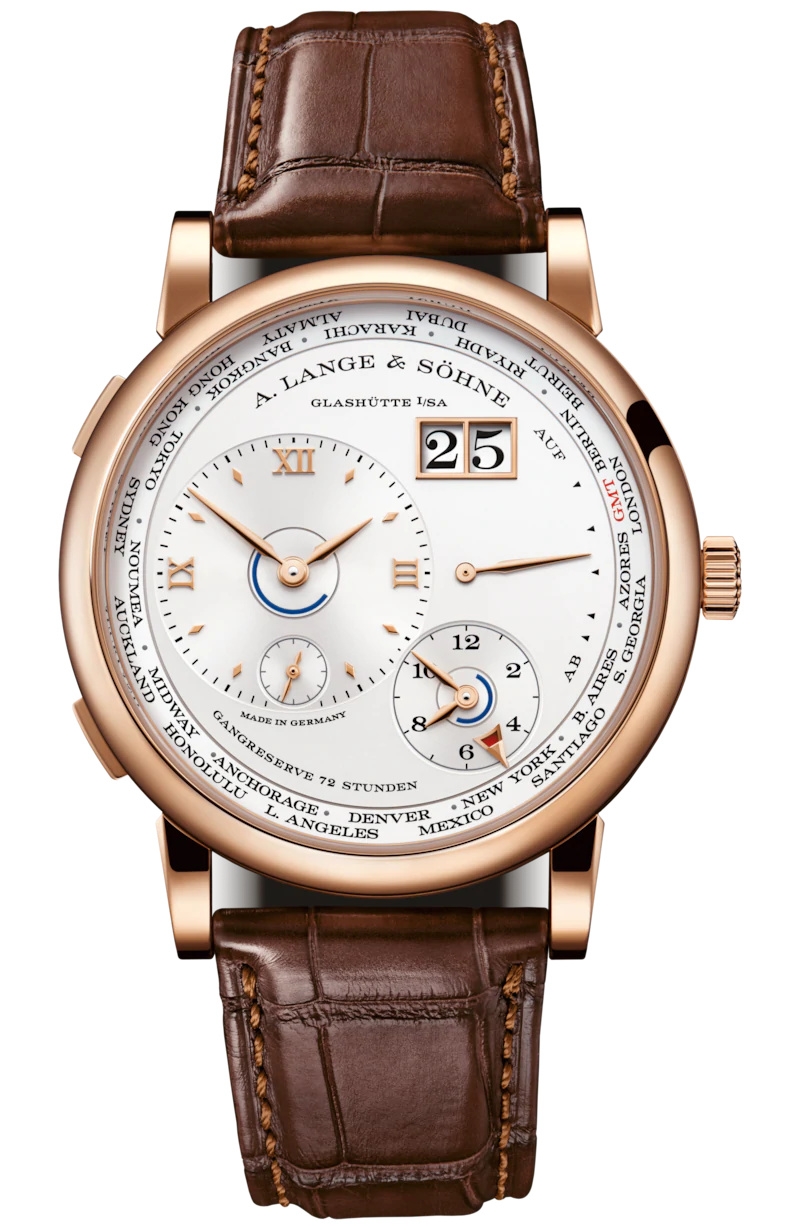 A. Lange & Söhne 136.032 : Lange 1 Timezone Pink Gold / Silver