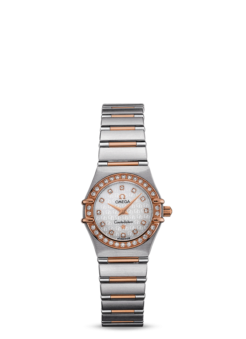 Omega 1360.75.00 : Constellation Quartz 22.5 '95 Stainless Steel / Red Gold / Diamond / MOP