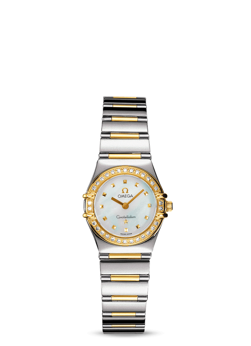 Omega 1365.71.00 : Constellation Quartz 22.5 My Choice Stainless Steel / Yellow Gold / Diamond / MOP