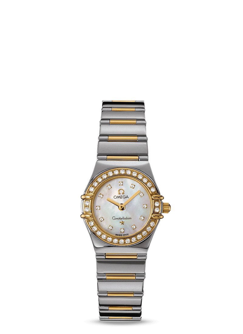 Omega 1365.75.00 : Constellation Quartz 22.5 My Choice Stainless Steel / Yellow Gold / Diamond / MOP