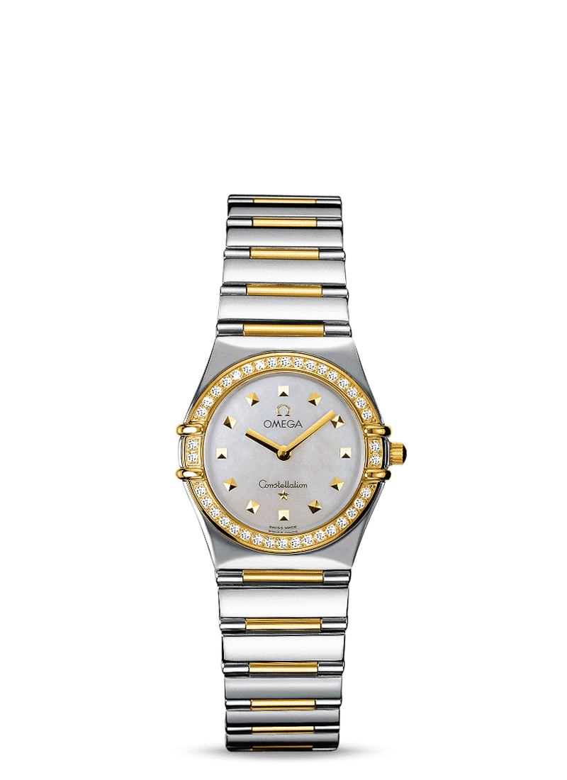 Omega 1376.71.00 : Constellation Quartz 25.5 My Choice Stainless Steel / Yellow Gold / Diamond / White